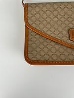 Pochette Céline avec bandoulière Macadam toile beige - Photo 8