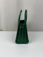 Sac bandoulière Sac de Jour Saint Laurent nano en cuir embossé vert - Photo 8