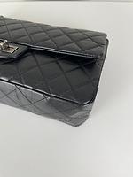 Sac à main Chanel 2.55 Jumbo en cuir noir - Photo 10