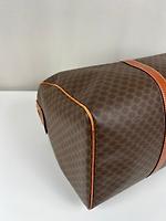 Sac de voyage Céline Boston 50 en toile macadam marron - Photo 9