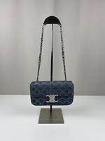 Sac porté épaule Céline Claude triomphe en jean bleu - Photo 1