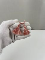 Bracelet Dior en tissu rose avec perles - Photo 5