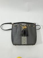 Sac en cuir et pagne tissé - Photo 1