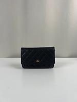 Sac bandoulière Chanel WOC cuir grainé caviar noir - Photo 5