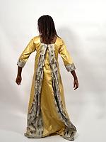 Robe gezner jaune brocard - Photo 2