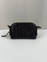 Bottega Veneta sac pochette marron intrecciato - Photo 4