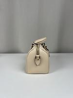 Sac Louis Vuitton Speedy 20 en cuir empreinte beige avec bandoulière - Photo 6