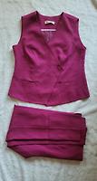 Fuchsia vest and trouser set - Photo 3