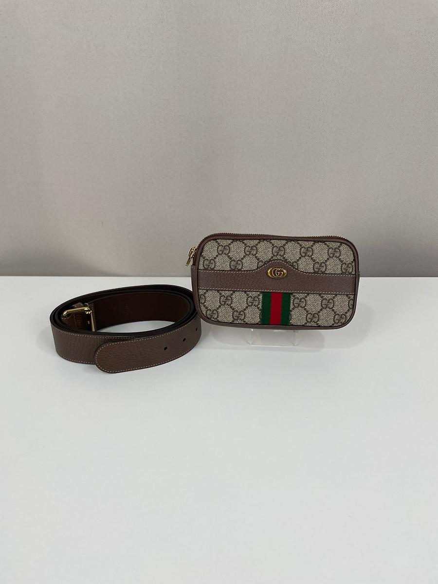 Sac ceinture Gucci en toile GG