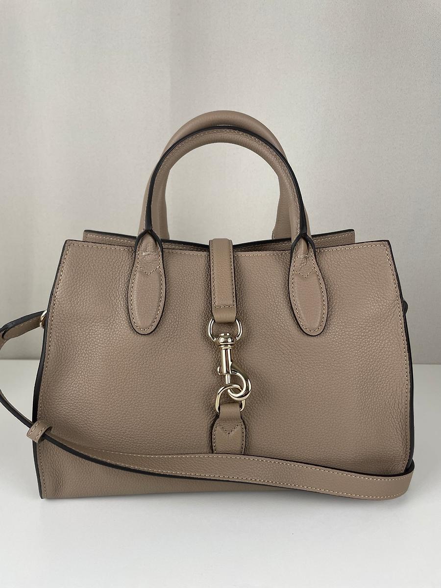Sac cabas souple Jackie en cuir taupe Gucci