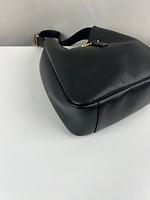 Sac Saint Laurent 5 à 7 hobo noir - Photo 8
