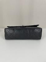 Sac à main Chanel 2.55 Jumbo en cuir noir - Photo 8