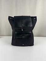 Sac à dos Dior en cuir noir et nylon - Photo 1