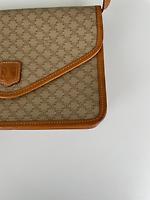 Pochette Céline avec bandoulière Macadam toile beige - Photo 9