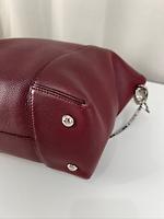 Sac Louis Vuitton Lockit Bordeaux en cuir et anses en Python Reticulatus - Photo 9