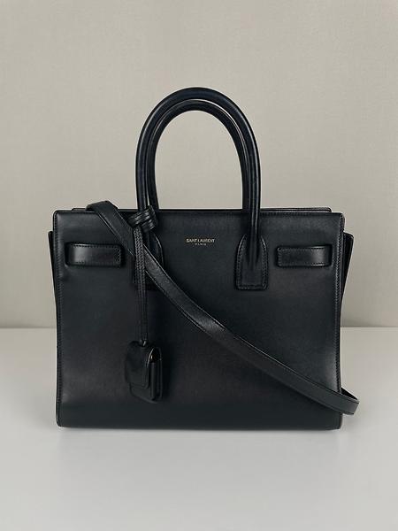 Saint Laurent Sac de Jour Nano cuir noir