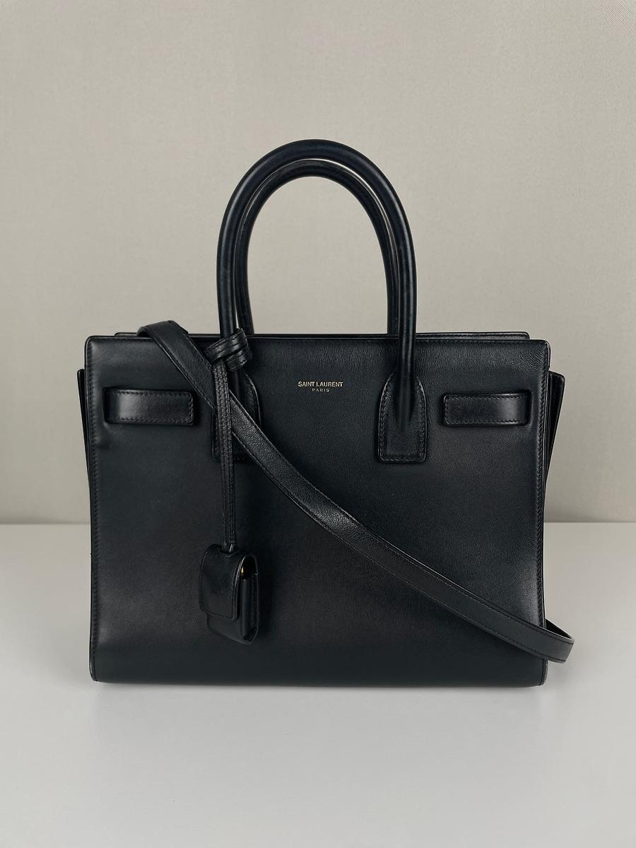 Saint Laurent Sac de Jour Nano cuir noir