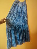 Robe longue Zara bleu  - Photo 4