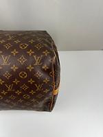 Sac de voyage Keepall 55 Louis Vuitton en toile monogram avec bandoulière - Photo 7