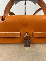 Sac Herbag 39 Hermès beige et marron vintage - Photo 6