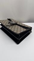Sac porté épaule Gucci Dionysus en toile GG noire - Photo 9