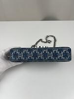 Sac porté épaule Céline Claude triomphe en jean bleu - Photo 7