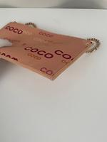 Pochette Chanel pochette tissu rose - Photo 9