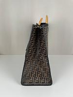 Fendi cabas FF Runaway grand brun et noir - Photo 6