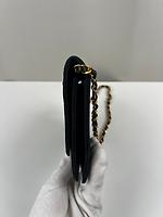 Chanel Petit Modèle Vintage en velours noir - Photo 5