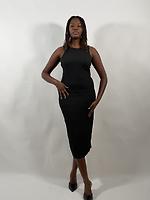 Black straight dress - Photo 2