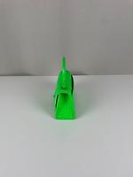 Sac Balenciaga Hourglass cuir embossé vert néon - Photo 5