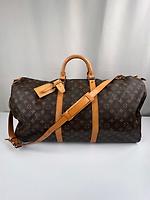 Sac de voyage Louis Vuitton Keepall 60 monogram avec bandoulière - Photo 1