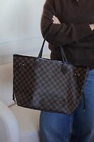 Sac cabas Louis Vuitton Neverfull MM en toile Damier Ébène - Photo 3