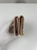 Portefeuille bi-fold Dior oblique rose - Photo 5