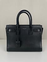 Saint Laurent Sac de Jour Nano cuir noir - Photo 5