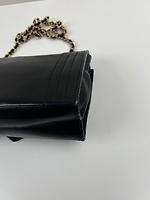 Chanel WOC en cuir noir vintage - Photo 9