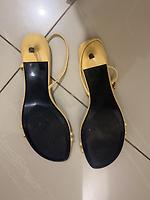 Zara yellow heeled sandals - Photo 3