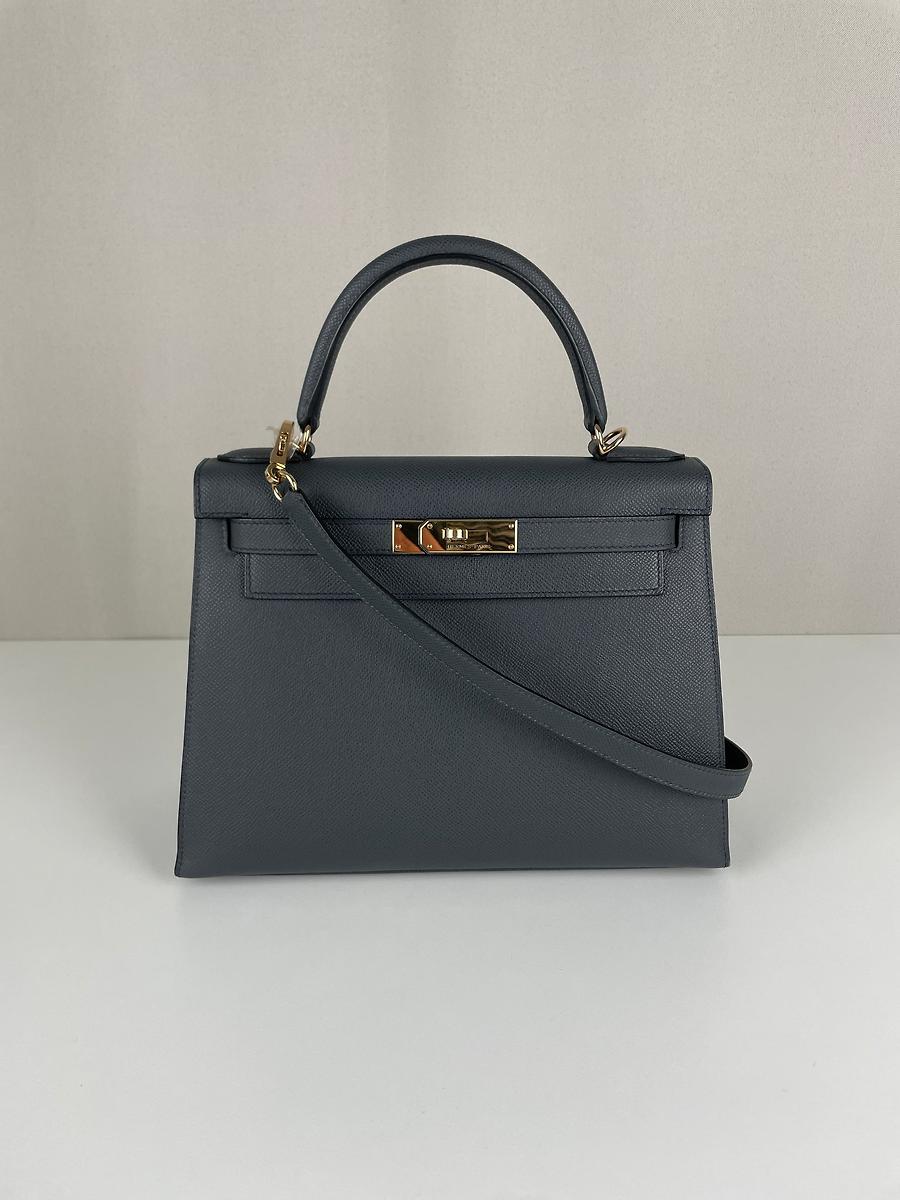 Hermès Kelly 28 Epsom seller Gris misty
