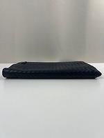Pochette Bottega Veneta document bleu marine - Photo 4