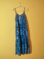 Robe longue Zara bleu  - Photo 2