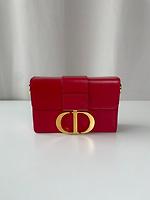 Dior Montaigne petit modèle cuir rouge - Photo 3