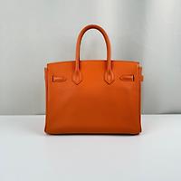 Sac Hermès Birkin 30 orange cuir togo - Photo 6