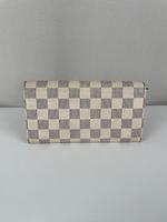 Portefeuille long Louis Vuitton damier azur - Photo 4