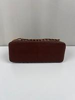 *RARE* Sac porté épaule Chanel Jumbo cuir grainé double logo marron - Photo 5