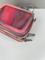 Sac bandoulière Vanity Chanel PVC et cuir rose - Photo 10