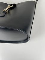 Sac Gucci Seau Origami en cuir noir - Photo 10