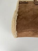Sac de jour Saint Laurent grand modèle en daim et fourrure - Photo 10