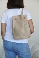 Sac à dos Celine sac a dos cuir beige - Photo 2