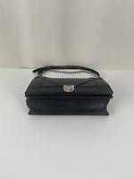 Sac bandoulière Dior Diorama en cuir noir - Photo 8