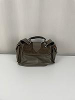 Sac à main Dior Rebelle cuir vert foncé / kaki - Photo 4